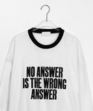 [unisex] Lima Lettering Over Long Sleeve Tee