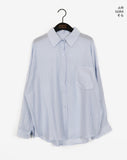 Keon pleats see-through shirt
