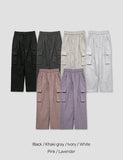 Banding Rustle Cargo Wide Pants