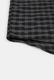 Forest check over half shirt