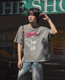 Velod Crop Printing Short Sleeve Tee