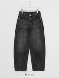 Kyopa cut brushed denim wide pants