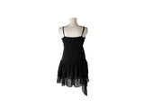 Lass Chiffon Lace Frill Sleeveless One Piece