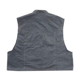 PIGMENT WASHING CROP VEST