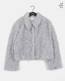 Loewe Collar Fur Short Jacket