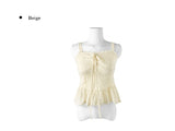 Jubi Punching Lace Sleeveless Blouse