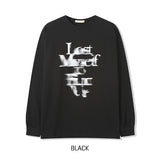 Lost printing loose fit long sleeves