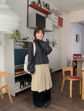 Nekomi Pleated Midi Skirt