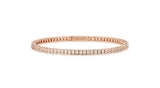 Essence Silver Square Channel Tennis Bracelet