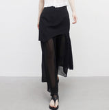 Ariane Unbalanced Lace Skirt