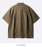 Minimal Crop Check Short Sleeve Shirt