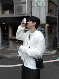 Snow heavy mohair cardigan