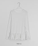 Tenkoi Frill Layered T-shirt