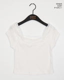 Notter Double Lace Square Short Sleeve T-shirt