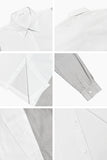 CHECK FABRIC MIX SHIRT