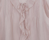 Morein Frill Short Sleeve Blouse