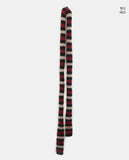 Oleun Stripe Color Matching Knit Muffler