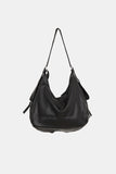 Seis pocket vintage leather shoulder bag