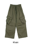 Nideion Pintuck Diagonal Cargo Pants