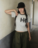 Neyo two-way string cargo bermuda pants