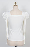 Liabel Square Neck Puff T-shirt