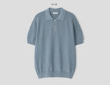 Ice Silk Incision Collar Knit
