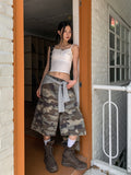 Nev one pocket button crop sleeveless (with cup)