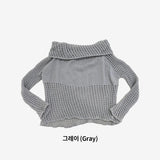 Vininto net off-shoulder knitwear