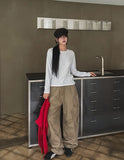 Heart Pocket Parachute Cargo Pants