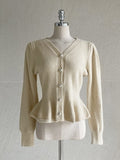 Sophia Flare Pearl Knit Cardigan