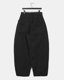 Hiro Ribbon Pocket Wide Cotton Pants