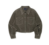 COTTON WESTERN CROP SHIRT