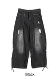 Eldi Fold Damage Denim Pants