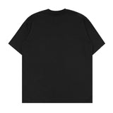 High cotton split short sleeve T-shirt