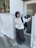 Frant Cargo Banding Wide Pants