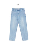 Deep regular denim pants