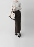 Wool Ribbed V-Neck Knitwear