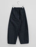 Pimmo Banding Raw Denim Balloon Wide Pants