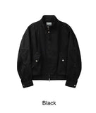 Deon Dyeing High Neck Crop Jacket