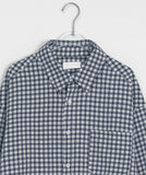 [unisex] Heibu Seersucker Over Check Shirt