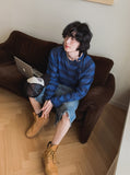 Luffy cut bermuda denim pants