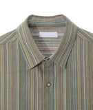 Vivid striped loose fit shirt