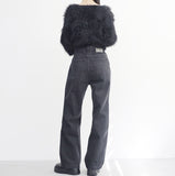 Mooh Fur Cropped Knitwear