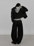 Lepro Studded Adjust Cotton Pants
