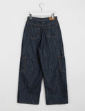 Chateau cargo wide denim pants