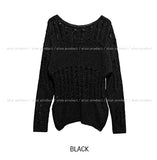 Happy Mix Net Slit Knit