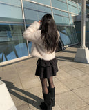 Munt Wool Tiered Frill Mini Skirt