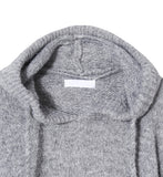 Fran Soft Wool Crop Knit Hoodie