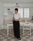 Rowing Openwork Overfit Collar Cardigan
