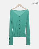 Cieron Tencel Button Cardigan